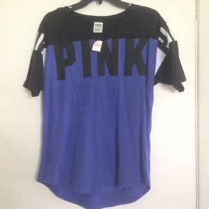 NWT Pink XS Purple V-Neck T-Shirt